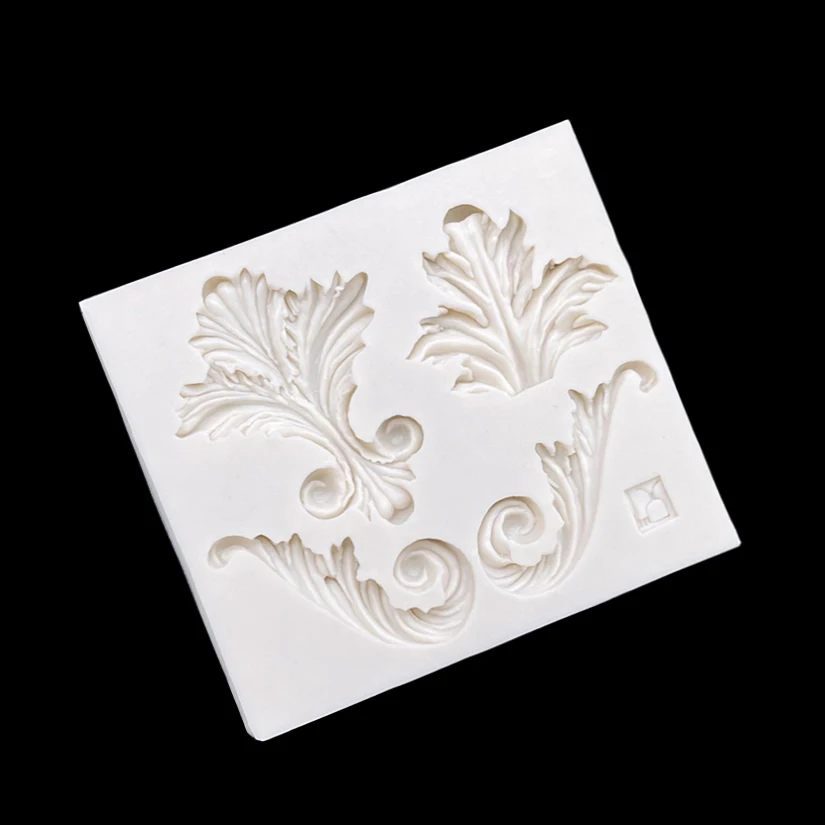 Symmetric Pattern Silicone Sugarcraft Mould Set, Fondant Cake Decorating Tools