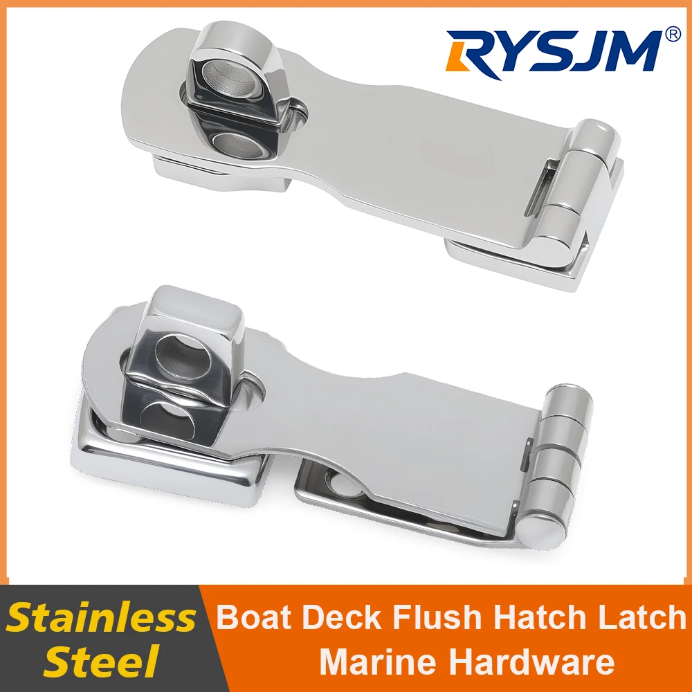 

316 Stainless Steel Boat Door Hatch Buckle Lock Rotating Swivel Eye Locking Clasp Latch Fastener Anti Rattle Marine Hardware