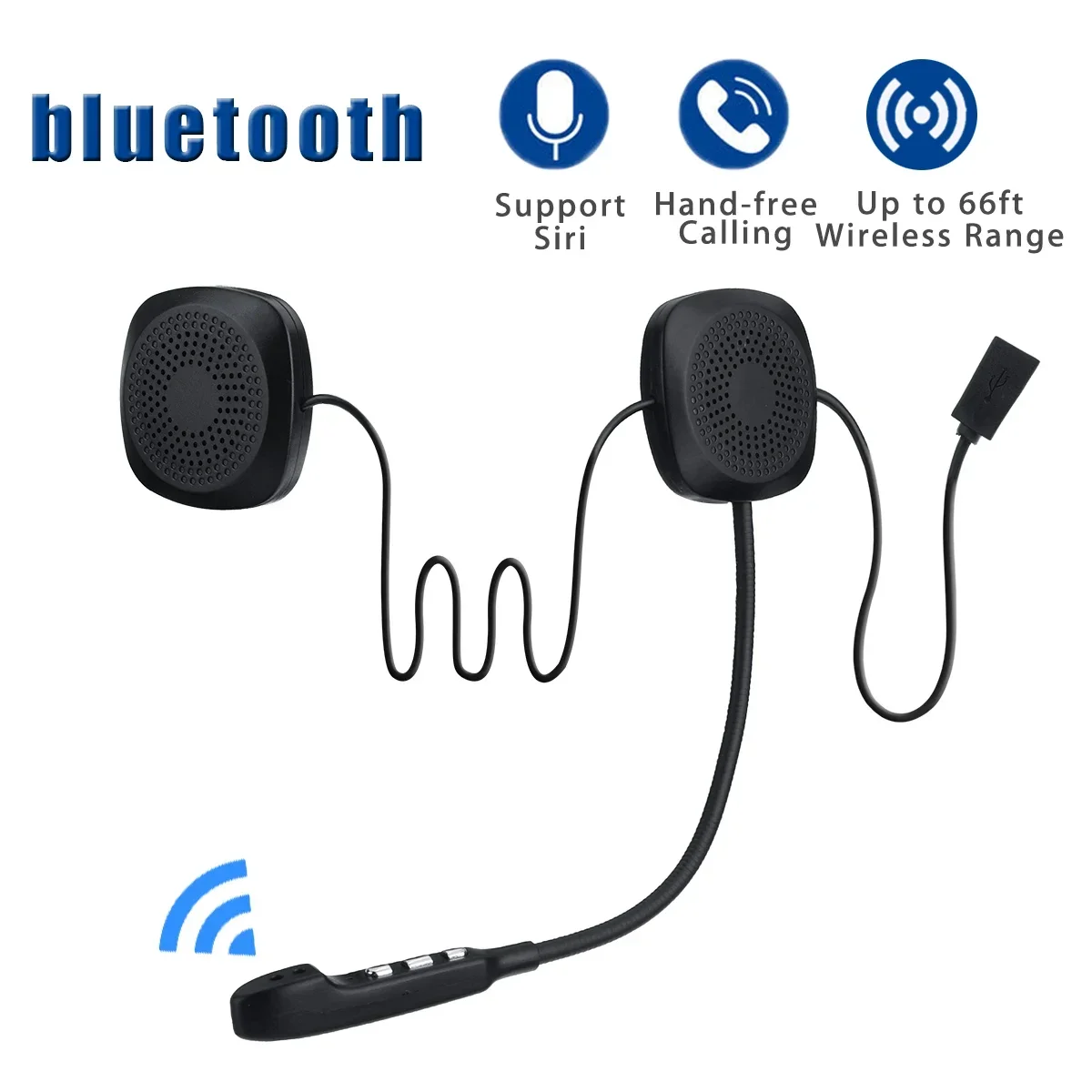 

50M Moto Wireless bluetooth Helmet Headset for Motorcycle Waterproof Anti-interference Hands Free bluetooth V4.2 Intercom