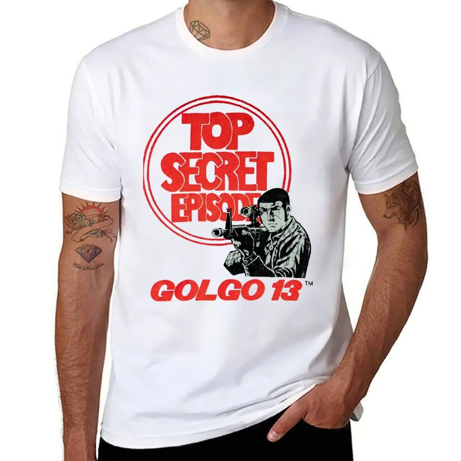 

GOLGO 13 T-Shirt cotton t shirts high quality t shirts for man cotton T-Shirt