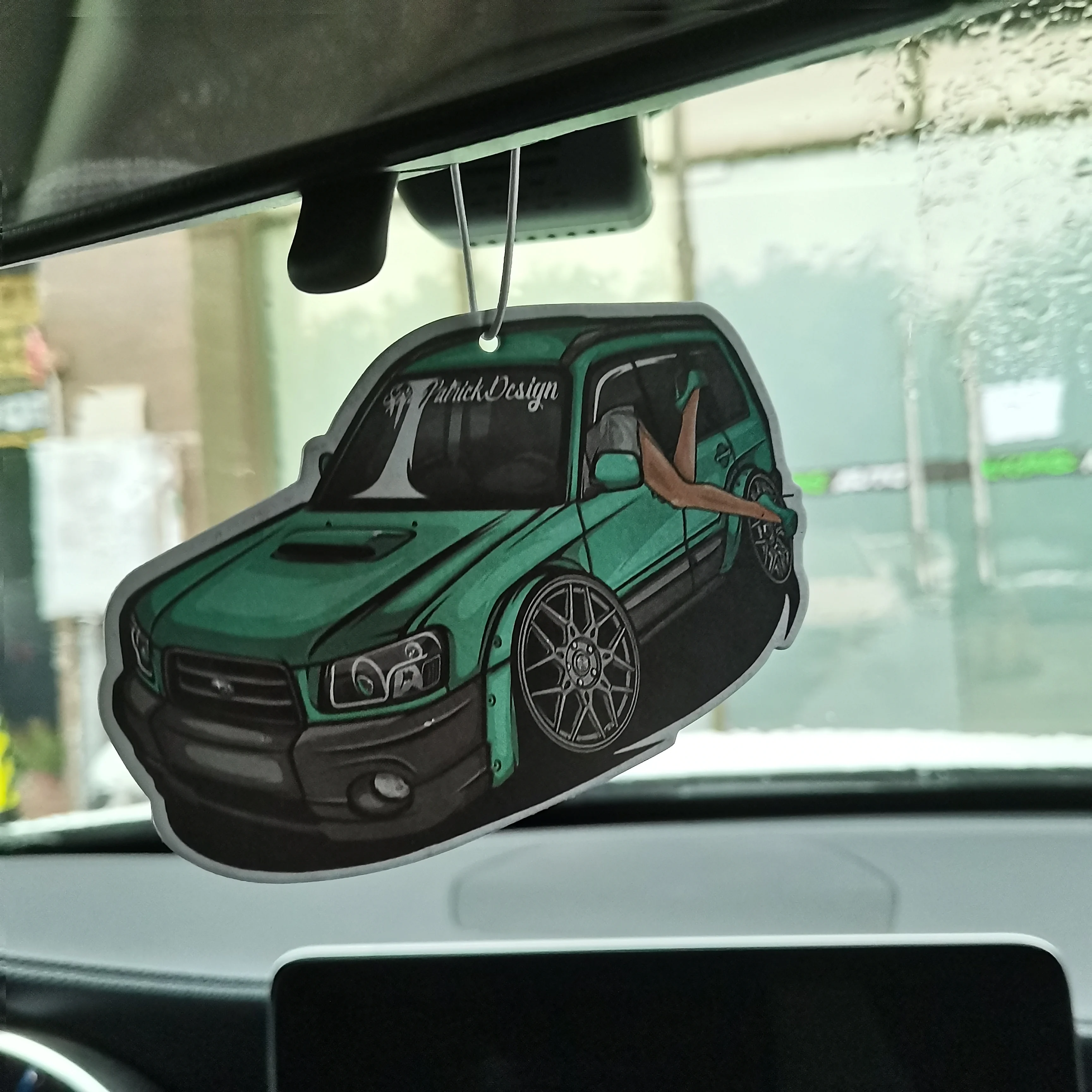 جديد JDM اكسسوارات السيارات مرآة الرؤية الخلفية العطور قلادة سيارة معطّر الهواء معلقة ل 3rd 1st الجنرال سوبارو WRX فورستر BRZ #6