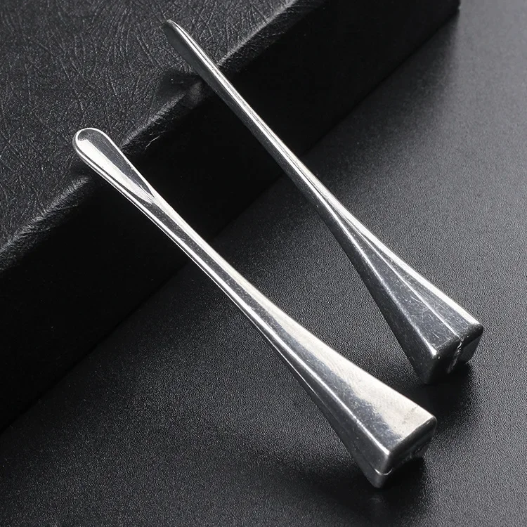 Aluminum Pipe Press Stick Smoke Nail Spoon Smoke Knife Pipe Pressing Rod Tobacco Pipe Tamper Cleaner Cleaning Tool Length 7cm view 2