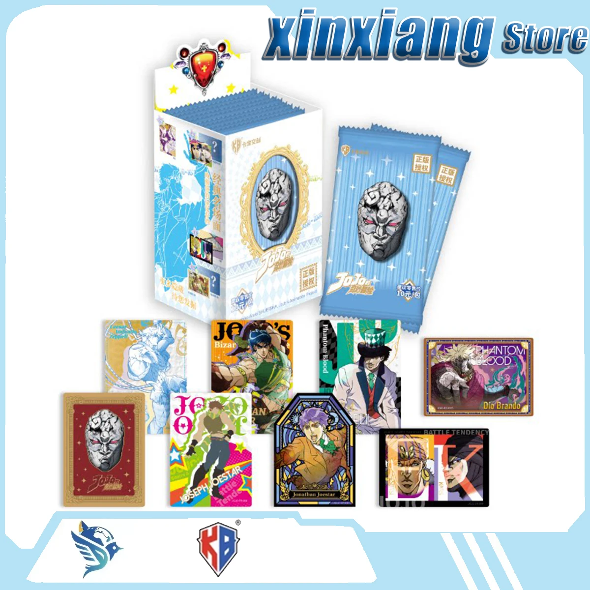 

Kabao Cultural And Creative Products Collectible Cards JoJo'S Bizarre Adventure Collectible Card Game Anime Merchandise Trend
