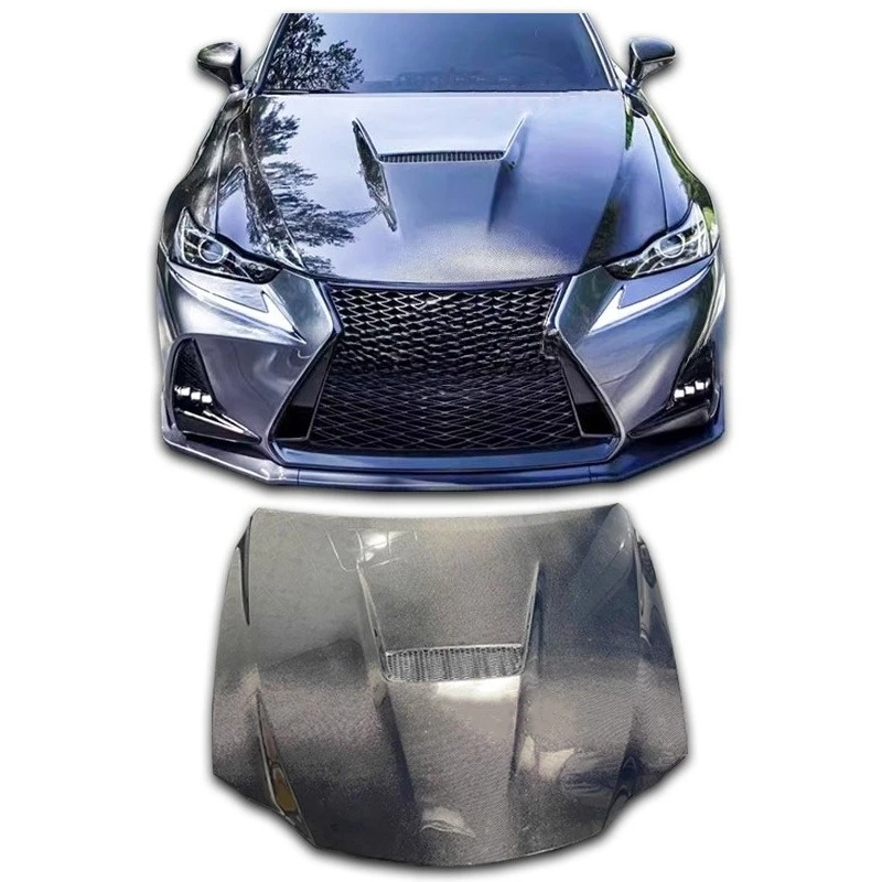 

The Carbon Fiber Hood Fits the 2013-2018 IS300 IS250 Body Kit