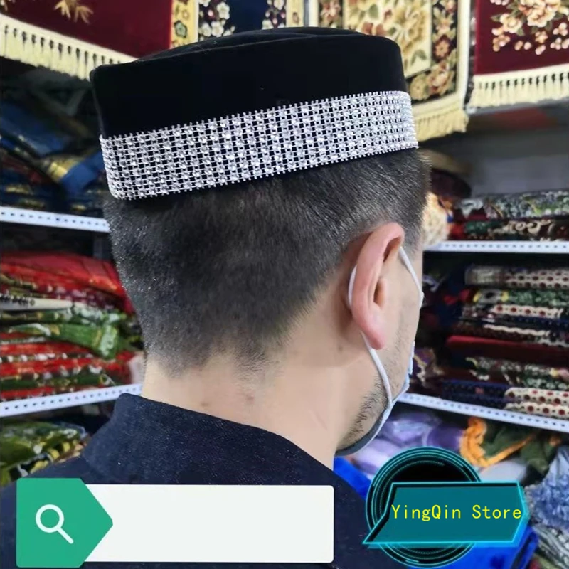 Muslim Caps For Men Clothing Tax Products Turkey Free Shipping Prayer Malaysian Boat Hat Kippa Islamic Kufi Topi Bonnet 03240