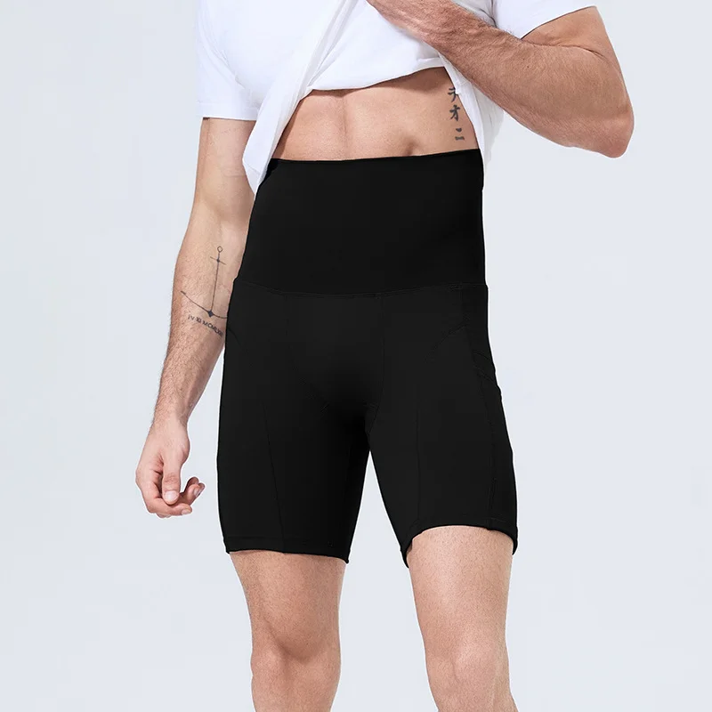 

Men High Waist Shorts Slimming Body Shaper Tummy Control Shapewear Fitness Compression Underwear Boxer Shaper Panties