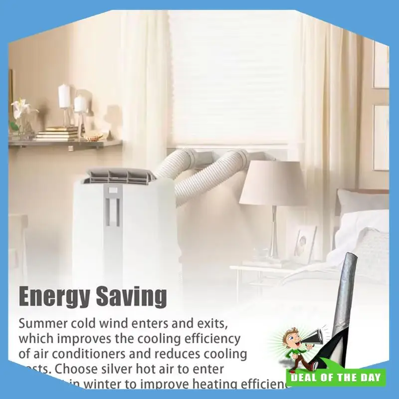 24-Hour Delivery Insulated Portable AC Hose Cover Air Cloth Plate And Outlet Pipe Tube With Air Cloth Plate And Outlet Pipe Tube