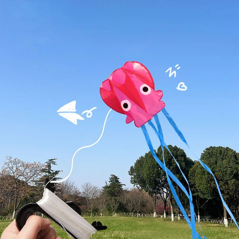 Outdoor Portable EDC Small Pocket Octopus Soft Boneless Kite Portable Foldable Balloon Tool