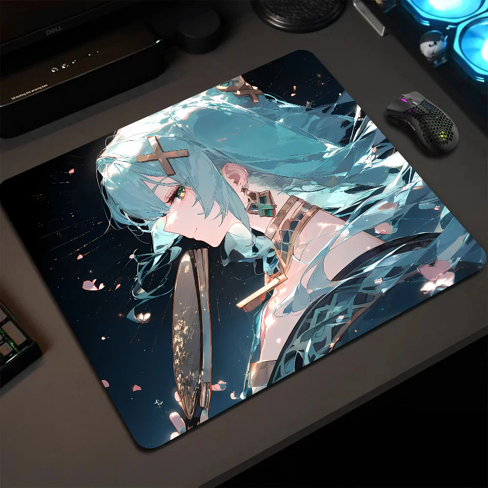 Faruzan Genshin Impact Mousepad Small LockEdge Mouse Pad For Gamers Computer Desk Pad Rectangular Anti-slip Rubber