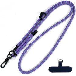 150CM Length Phone Lanyard Adjustable Detachable Neck Cord Outdoor Universal Crossbody Strap Card Clip for Mobile Phone Case