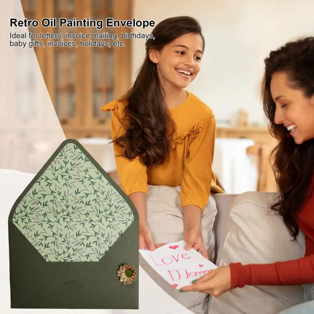 粘着性のあるビジネス封筒,プレミアム封筒,エレガントなアボカドグリーン,ゴールデンボーダー,オフィスの郵送チェック,招待状