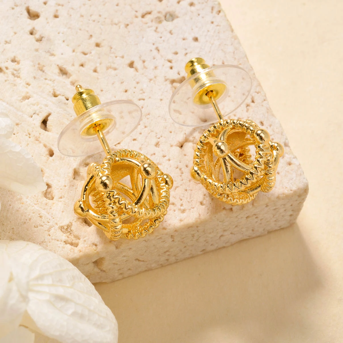 Diana Baby Bohemia Luxury Dubai Earrings Gold Plated Wedding Bride Jewelry for Women Gift Valentine's Day Anniversary Birthday
