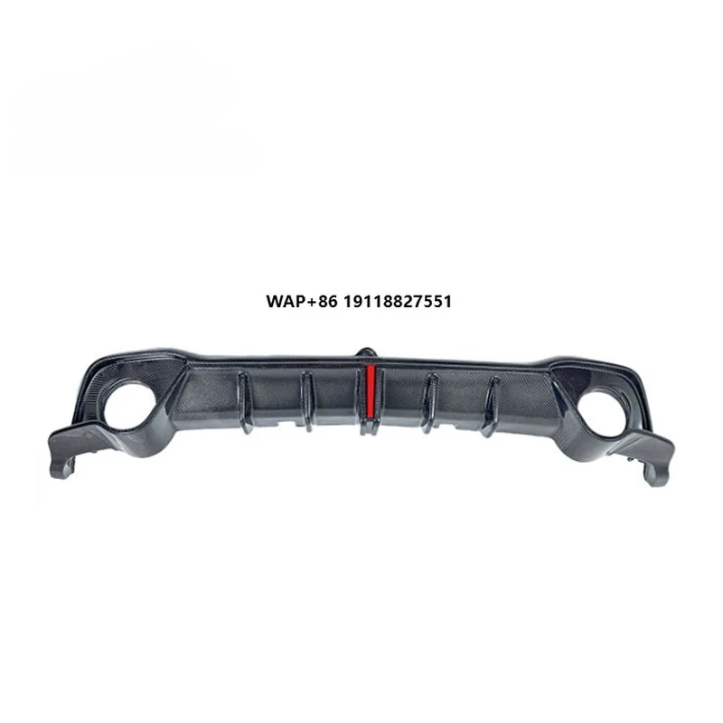 

Rear Bumper Lip Lightweight Carbon Fiber Diffuser High Quality Rear Splitter for VW GOLF MK8 GTI 2019 up