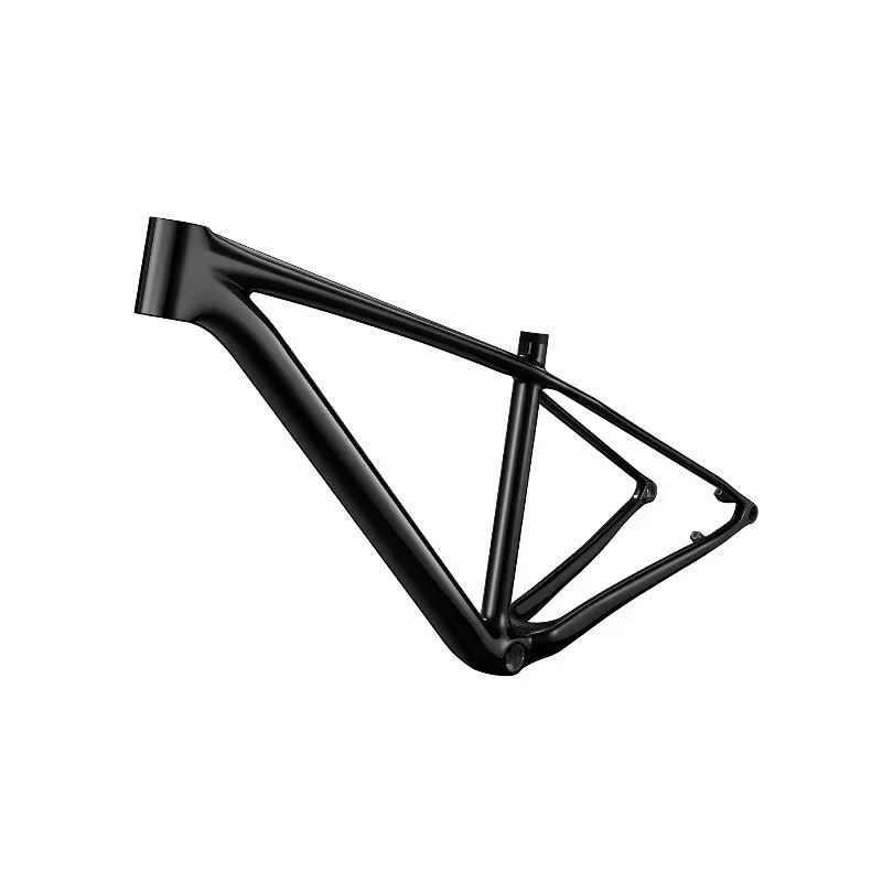 

Carbon Fiber Mountain Bike All-black Without Branding XC Off-road Frame with Internal Wiring Bicycle Single Frame