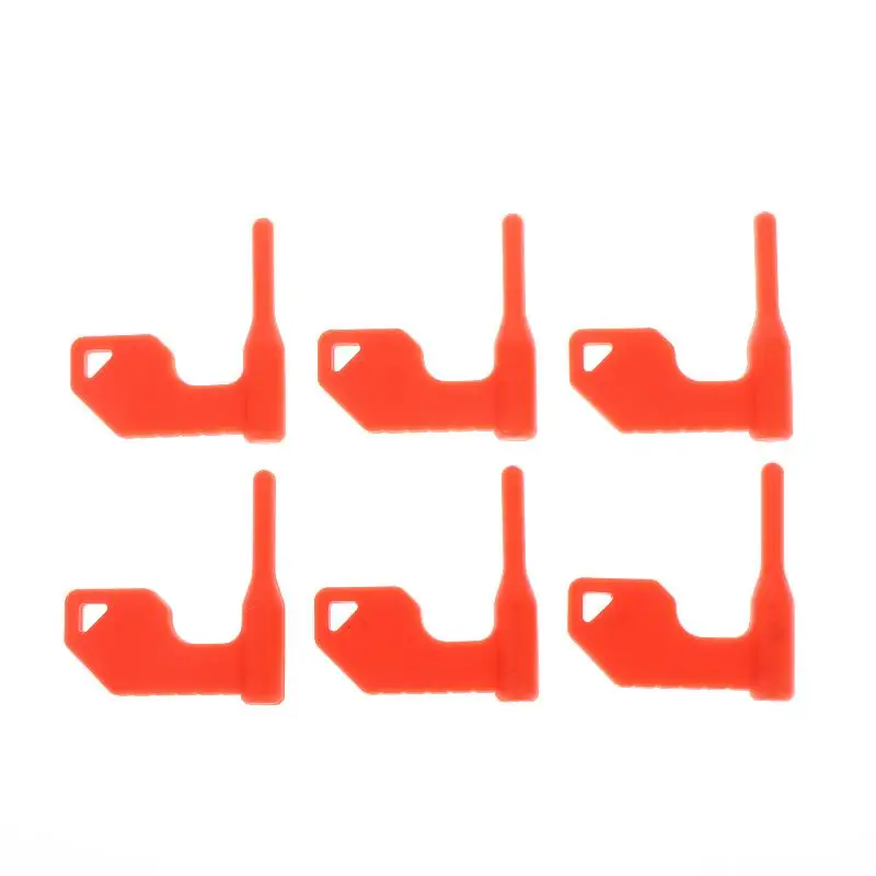

6Pcs Chamber Safety Flags Multi-Functional Orange Sturdy Flags Universal Hunting Accessories