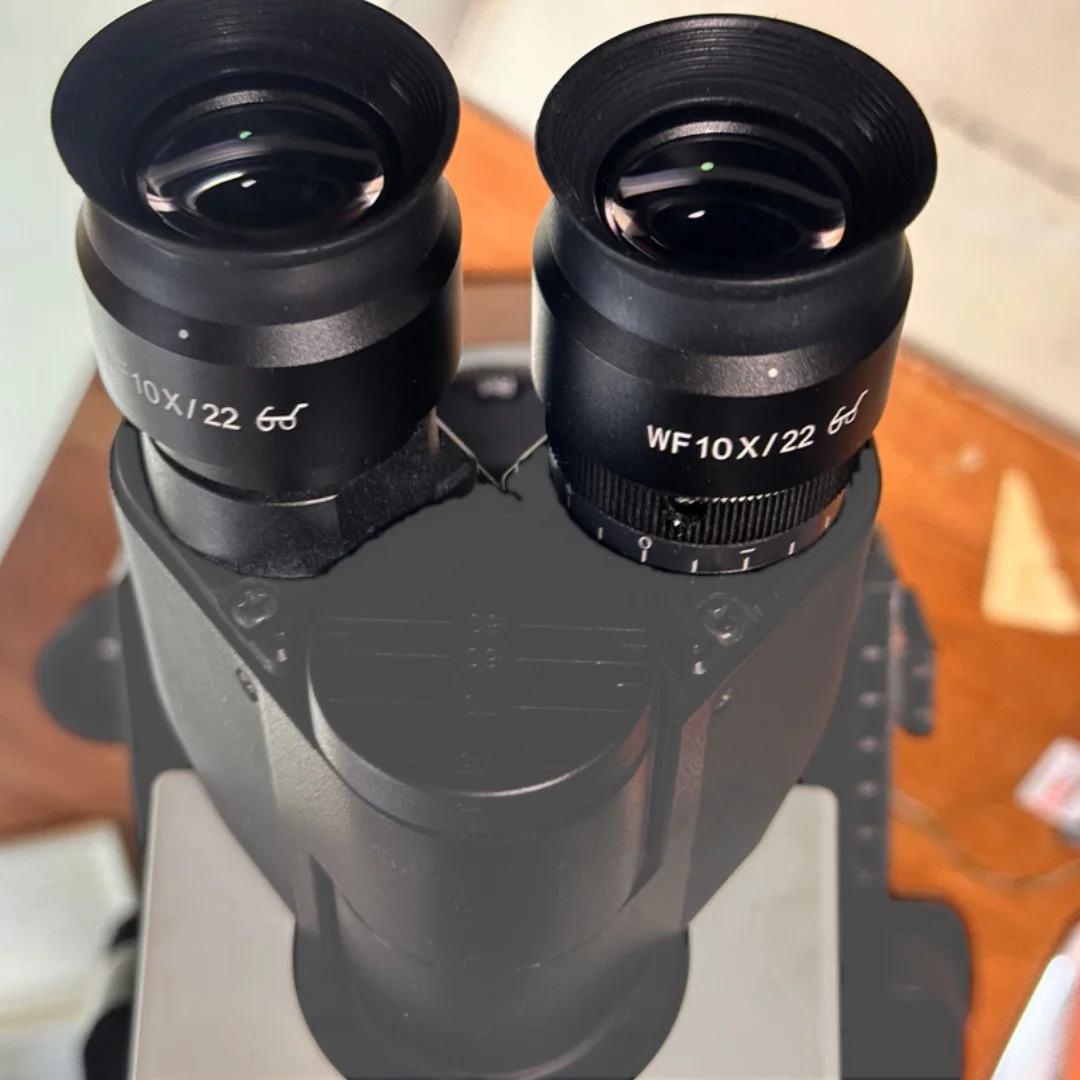 WF10X Diopter Adjustable Eyepiece High Eye Point Wide Angle Replacement for Olympus Biological Metallographic Microscopes
