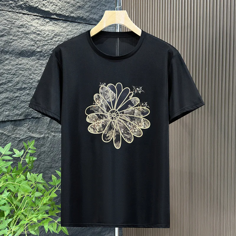 11XL Plus Size Suits Men Summer T-shirt Shorts Suits Cool Breathable Fashion Casual Big Size 10XL 11XL