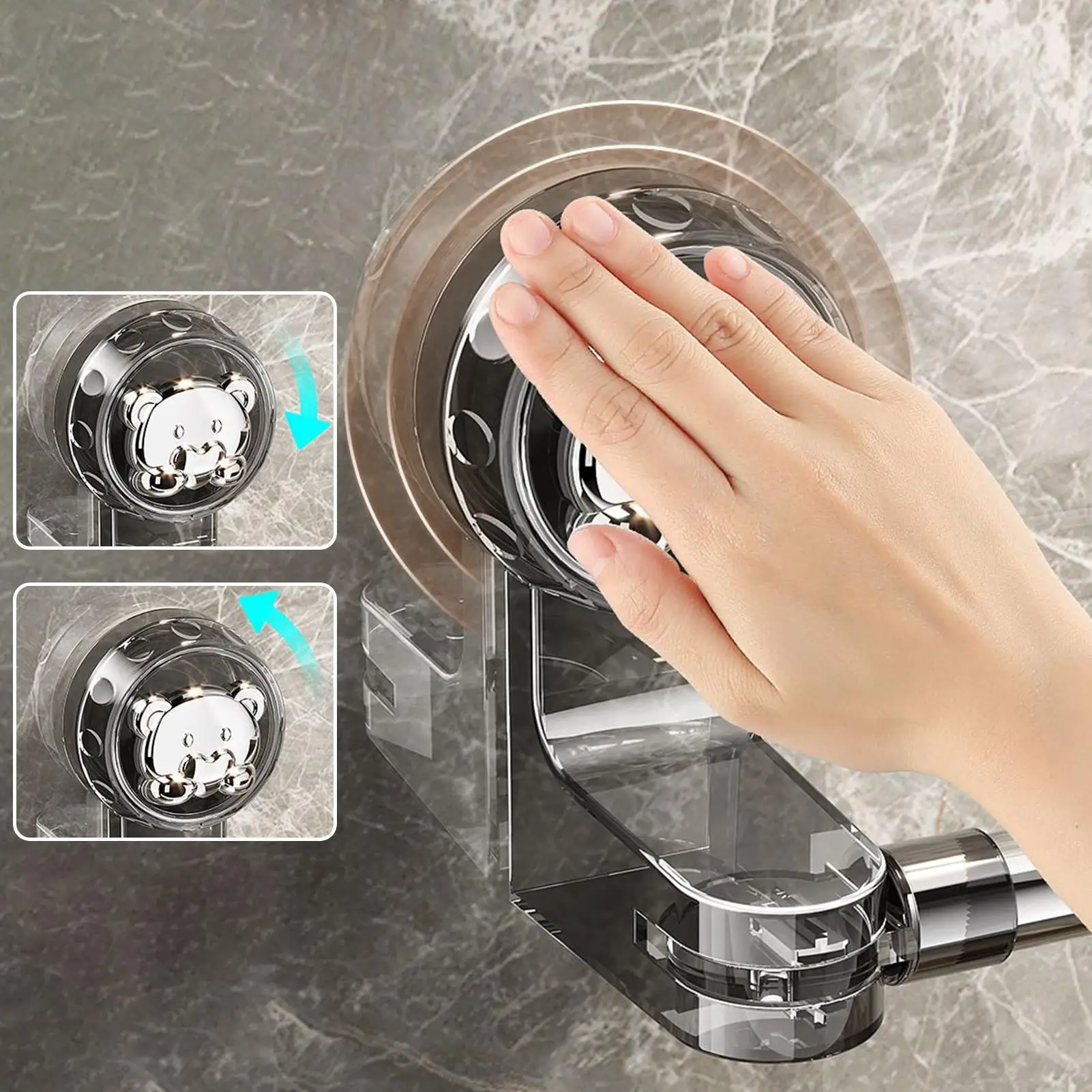 

Вешалка для полотенец для ванной комнаты, вешалка для полотенец, настенная стойка для хранения, регулируемый держатель на присоске, органайзер для хранения халатов, одежды