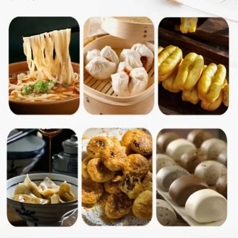 معدات تجهيز الدقيق التجارية المصنوعة من الفولاذ المقاوم للصدأ، خلاط العجين، خلاط الدقيق #5