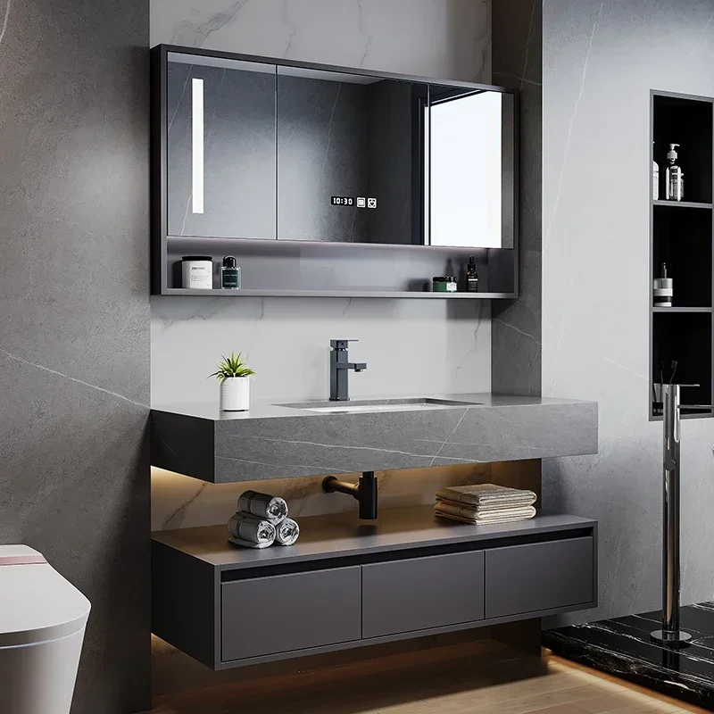 

Dresser Cabinet Storage Floor Mirrors Salon Station Column Multifunction Home Furniture Wc Medicine Locker Sink Storage Closet