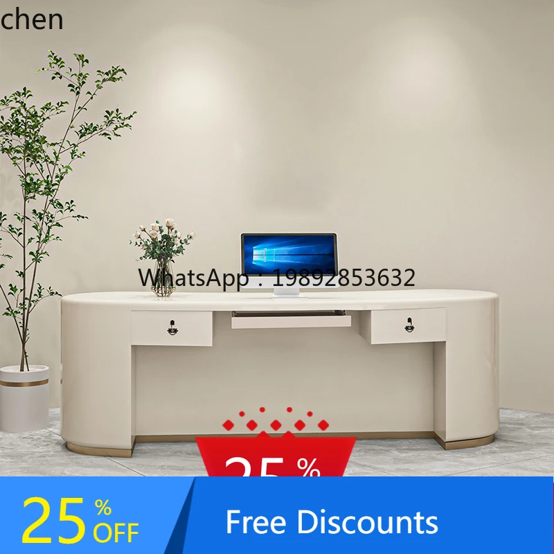 

AA Beauty salon checkout page clothing store bar counter special-shaped company yoga studio reception desk baking paint