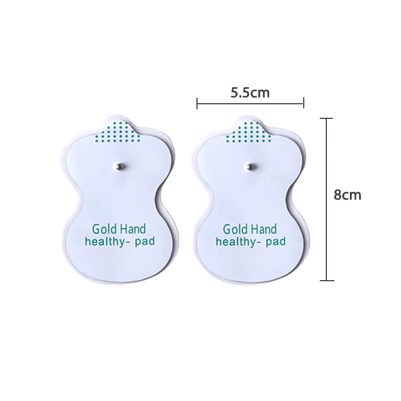 5.5x8cm Button Electrode Pads Self Adhesive Replacement Electrode Patch Electric Machine Massager Sticker