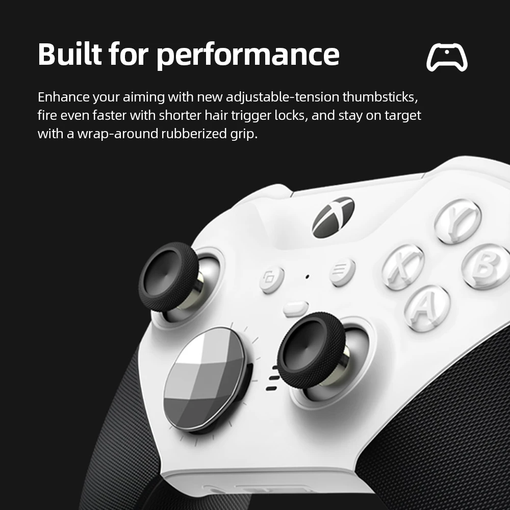 وحدة تحكم لاسلكية Microsoft Xbox Elite Series 2 Core - لجهاز Xbox X Xbox S Xbox One Windows PC المحمول - وحدة تحكم فقط