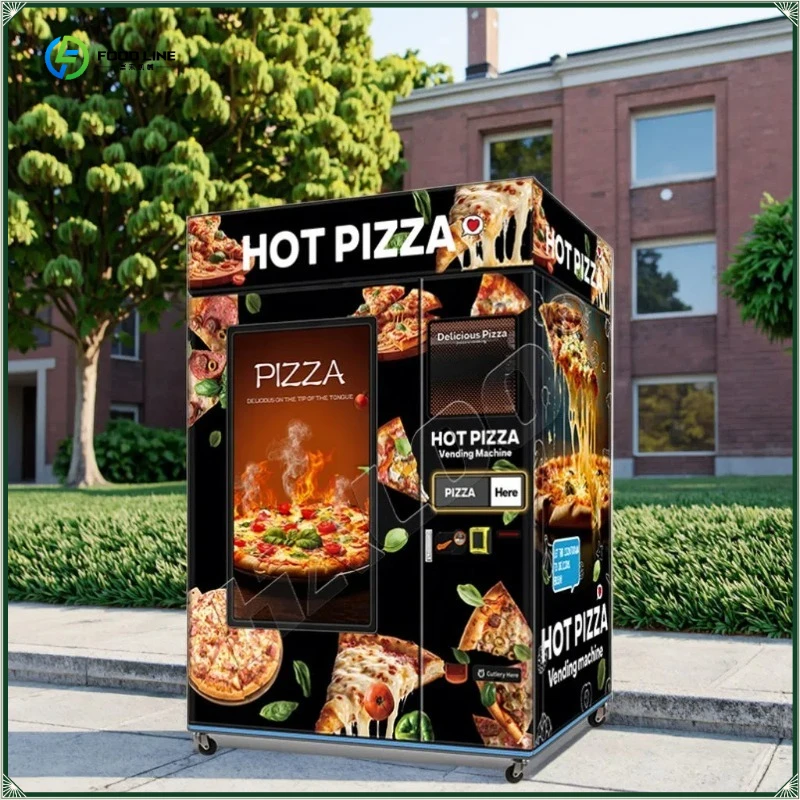 Smart Pizza Vending Machine with Touch Display Screen FL Customized Hot Pizza Vending Machine for Street