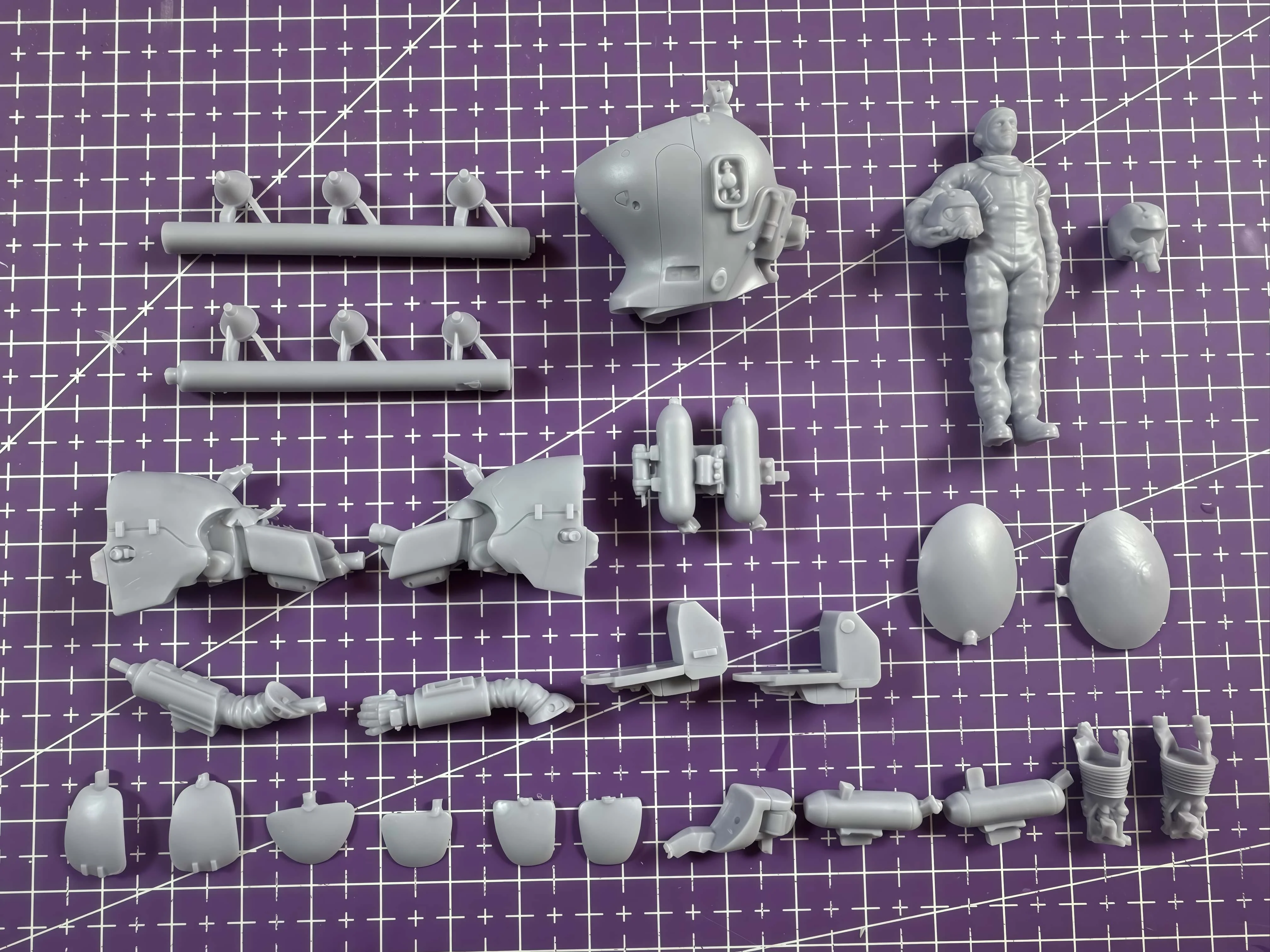 1: 35 مجموعة أدوات تجميع نموذج الراتنج المصبوب، GK، Ma.k، غير مطلية، تحتاج إلى تجميعها #4