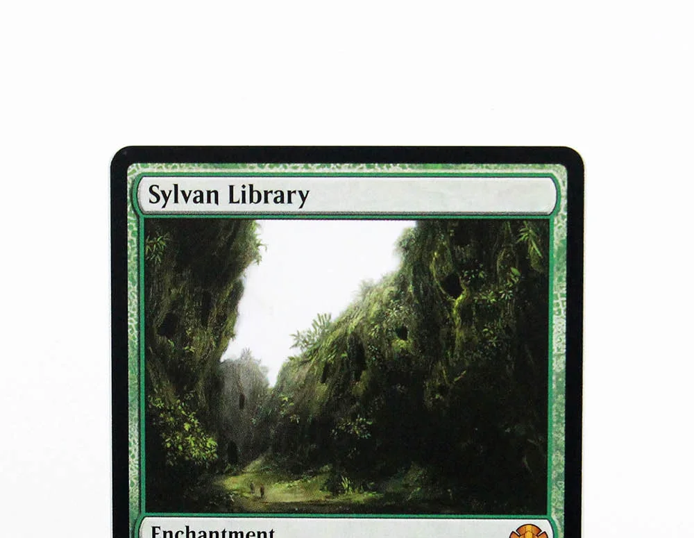 Holo/Foil Sylvan Library TCG Carte magiche Gioco proxy Nero Carte da gioco proxy di alta qualità Carte collezionabili Proxy