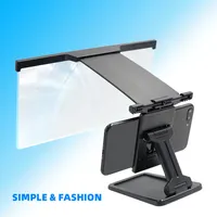 12 Inch Mobile Phone Screen Projection Amplifier 3D Smartphone Desktop Bracket Universal Cellphone Screen Magnifier Holder