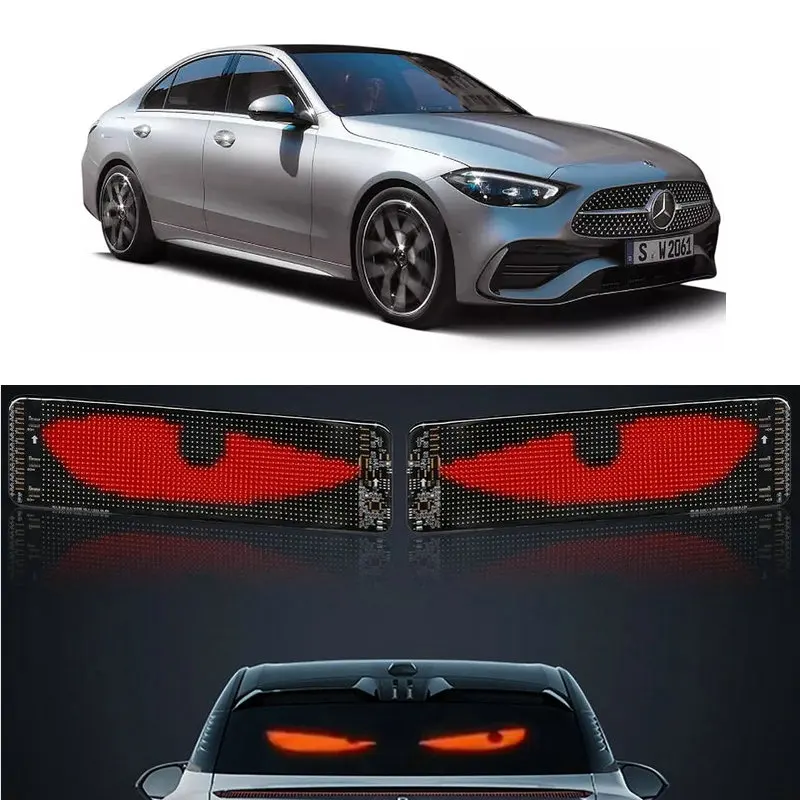 

Лобовое стекло автомобиля Devil's Eye светодиодный индикатор для Mercedes A-class B-class CLC-CLASS E-CLASS G-CLASS GL-CLASS c200 amg c class