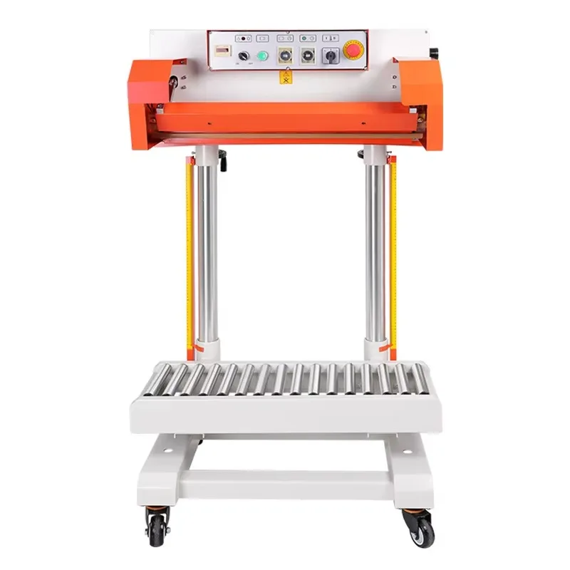 Automatic Pneumatic Continuous Band Sealer Machine 700A Film Aluminum Foil Vacuum Pouch Sealing Equipment