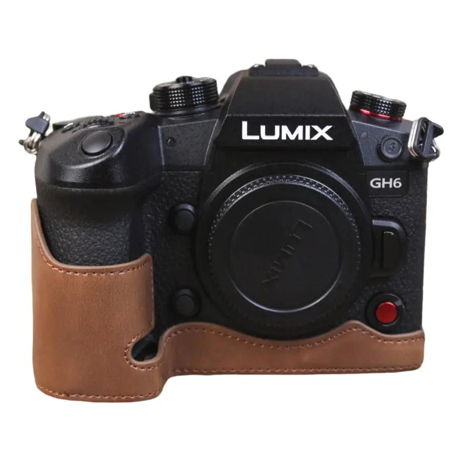 Кожаные/полиуретановые аксессуары для камеры, защитный чехол для Panosonic Lumix GH6 (DC-GH6GK)