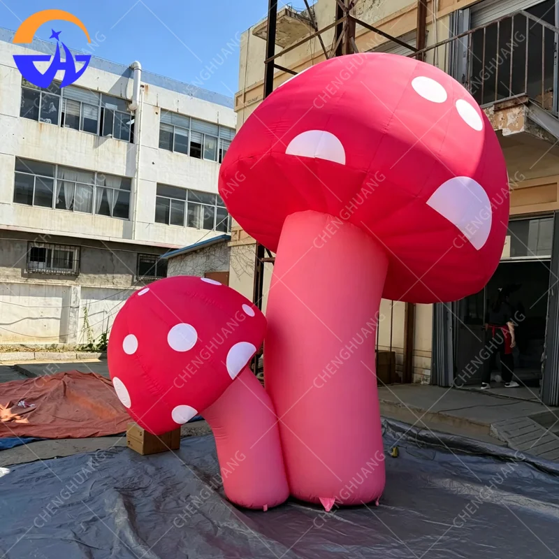 Custom Size Inflatable Mushroom model with blower for Wedding Party Mall Outdoor Festival Decoration