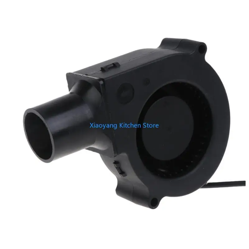 69HC شواء مروحة منفاخ الهواء المحمولة DC12V1.5A فرش 2500R 5.5x2.1mm 27mm مجاري الهواء #2