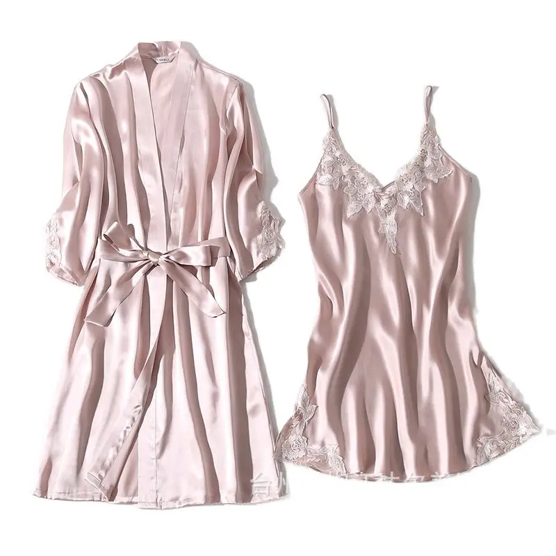 Birdtree 100%Mulberry Silk Pajamas For Women Nightgown Loose Luxury Nightdress Female Robe Real Soft Pyjamas Sets New P38002QC