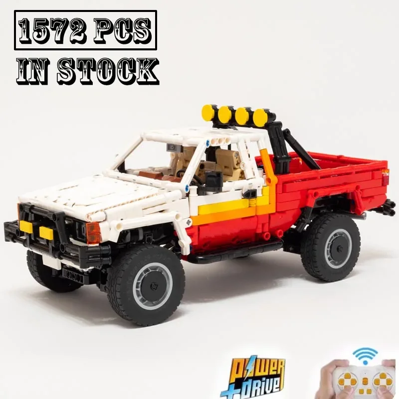 

New 1985 4x4 SR5 Xtracab Truck Pickup MOC-190349 Building Blocks Bricks DIY Assembly Model Creative Display Toys Birthday Gifts