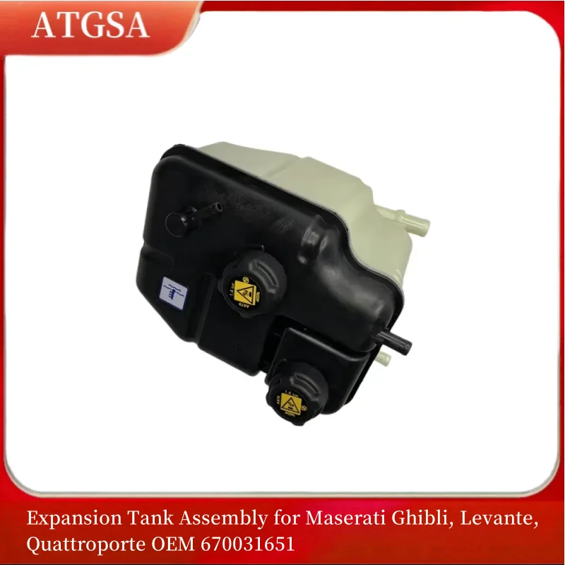 Expansion Tank Assembly for Maserati Ghibli, Levante, Quattroporte OEM 670031651