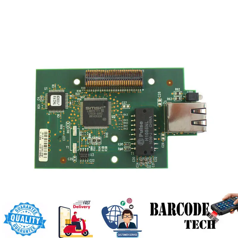 

original Internal Print Server Ethernet Card for ZM400 ZM600 Built-in network card 79823 PN: 79501-011, free delivery