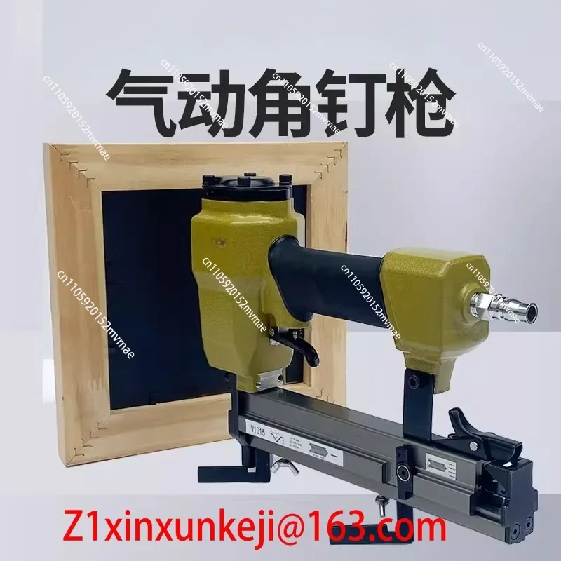 V1015 Pneumatic Corner Nail Cross Embroidery Mounting Frame Machine Photo Frame Corner Splicing Handheld Portable V-shaped