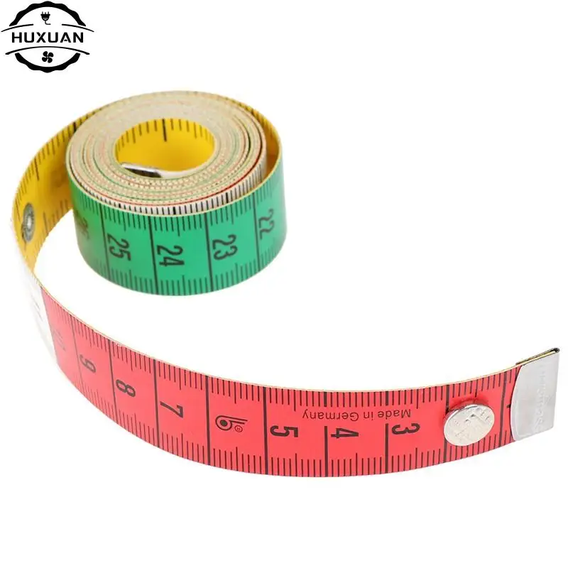 1PC Body Measuring Ruler Sewing Tailor Tape Measure Mini Soft Flat Ruler Centimeter Meter Sewing Measuring Tape 60in 1.5m