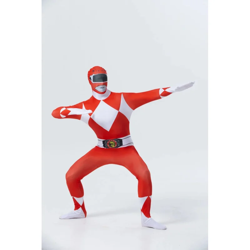 Kids Adult Zentai Men Women Power Samurai Sentai shinkinger costume superhero cosplay party Halloween carnival suit jumpsuit