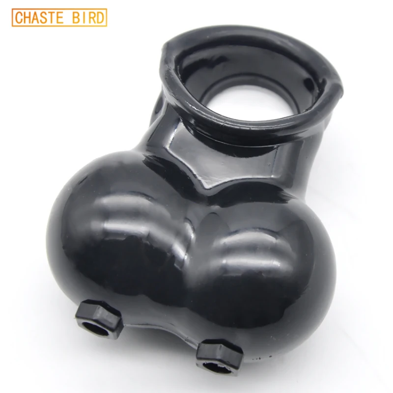 Chaste Bird Male penis scrotum Ring Sleeve Cock Cage cockrings delay Sex Toys for Men Ring Hammer Ball Stretcher A325