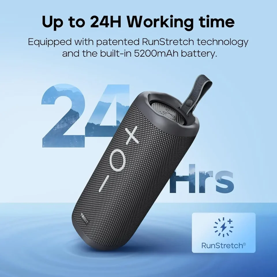 Tribit StormBox 2 Portable Bluetooth Speaker 34W Powerful Sound
