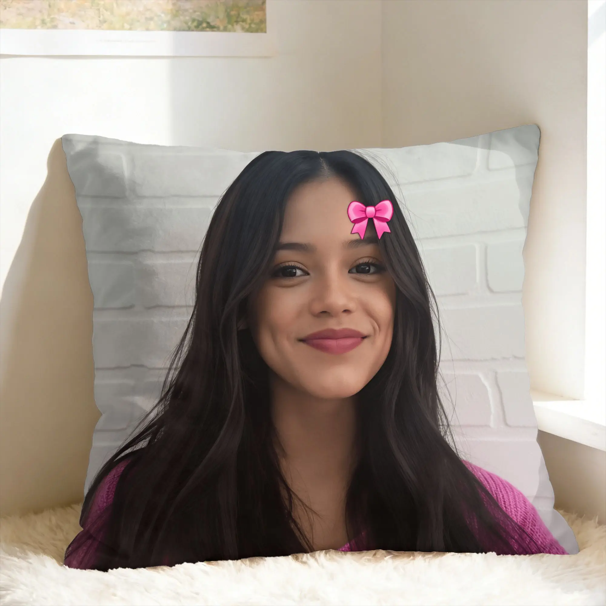 J-Jenna O-Ortega Pillowcases  Novelty Pillow Case For Sofa Home Decoration Comfy Pillow Cover