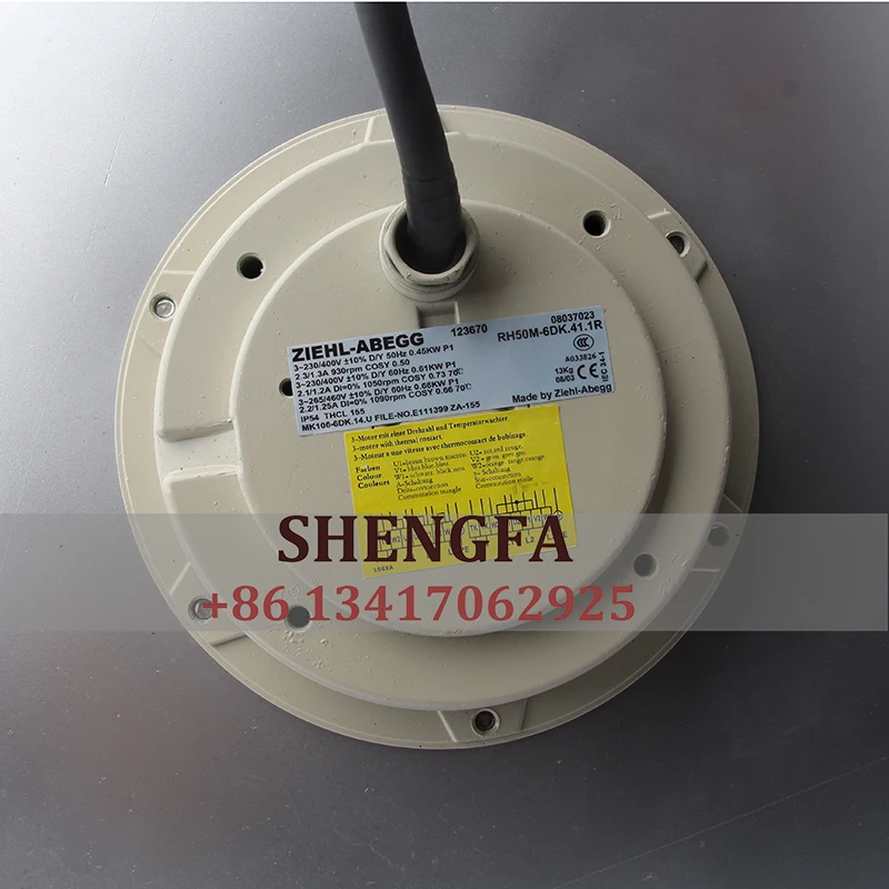 Variable frequency Axial flow centrifugal exhaust Original new RH50M-6DK.41.1R  AC230/400V DC EC 500X500X25MM