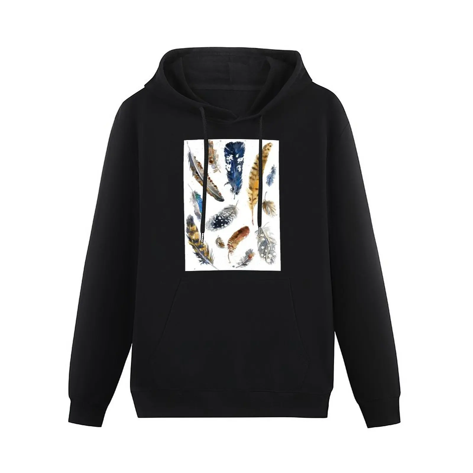 British Game Birds Feathers Collection Watercolour Painting Pullover Hoodie korean clothes anime hoodie