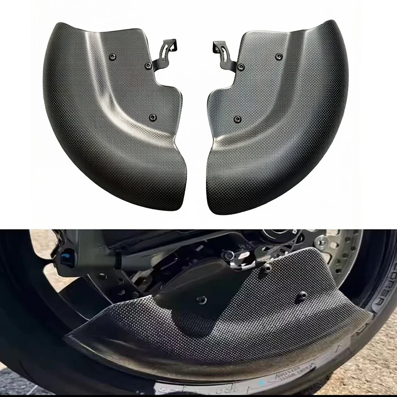 

Suitable for Yamaha R1 R1M 100% carbon fiber wheel cover kit air deflector protection fairing motorcycle accessories