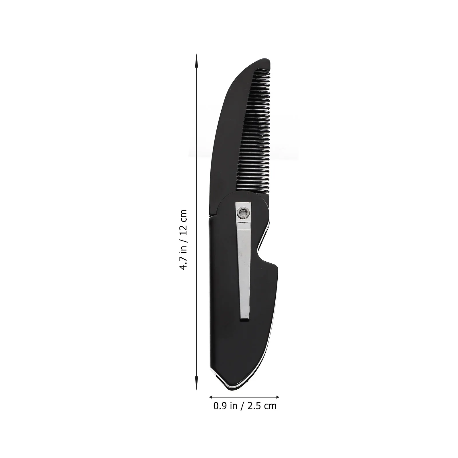 3Pcs Foldable Beard Combs Plastic Small Durable Styling Travel Business Trip Grooming Tool Mustache Hair Styling for Men Boys